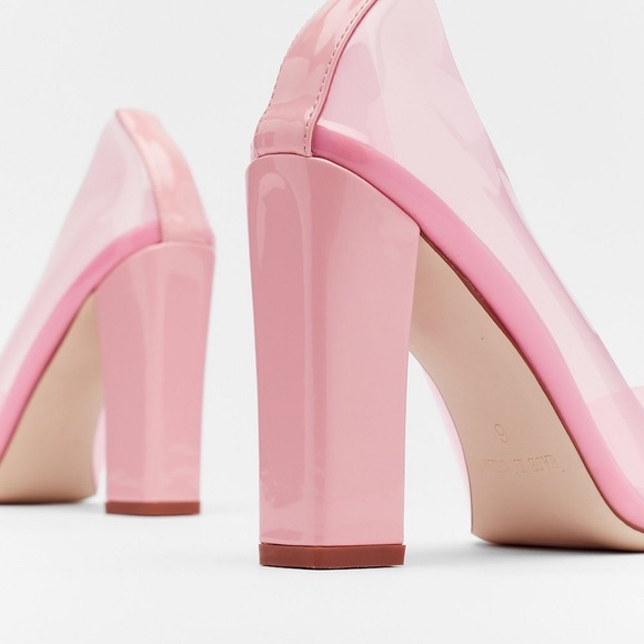 Nasty Gal SOLD OUT Barbie Girl Clear Court Heel - Picture 4 of 8